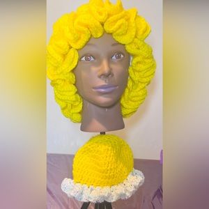 HANDMADE MOMMY AND ME RUFFLED HAT